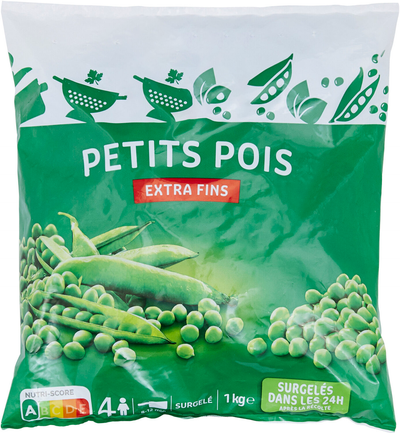 Petit pois surgelé - 1kg