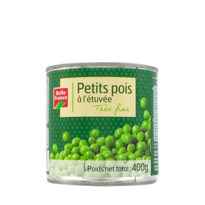 Petits pois à l'étuvée très fins - 400g
