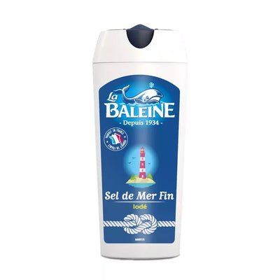 Sel de mer fin iodé - La baleine - 125g