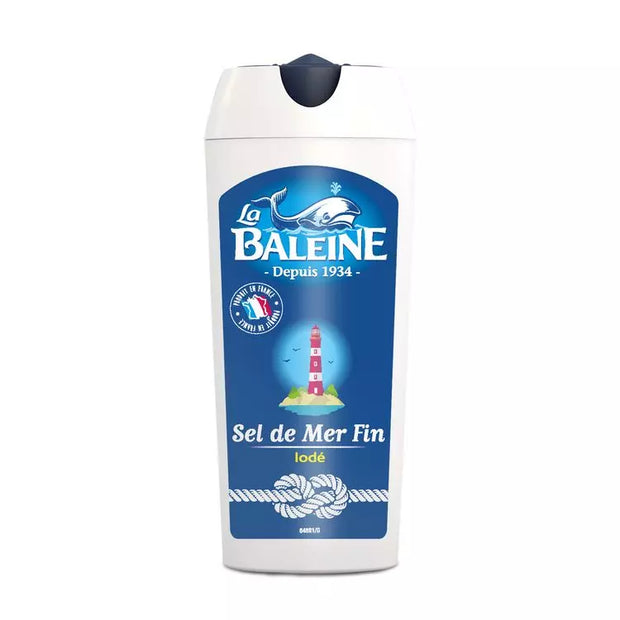 Sel de mer fin iodé - La baleine - 125g