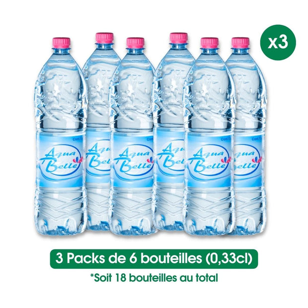 Aquabelle - pack d'eau 6 bouteilles