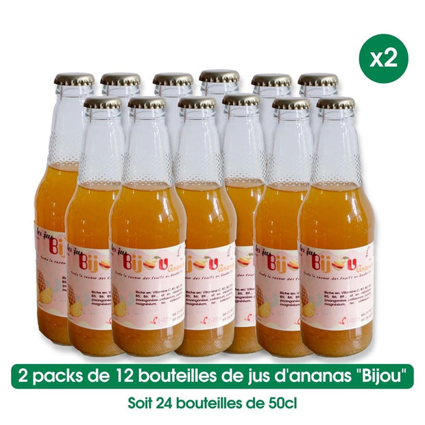 Jus d'ananas - Pack de 12 bouteilles de 50cl