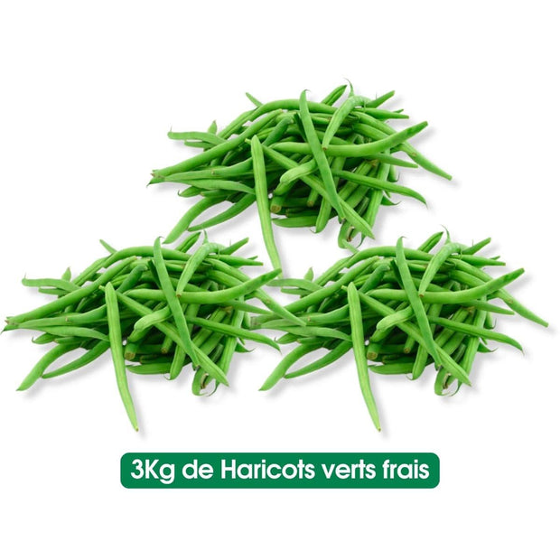 Haricots verts frais - 1Kg