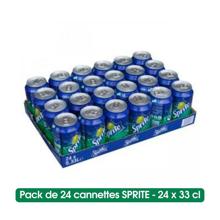 Pack de cannettes de SPRITE 33 CL (12 & 24)