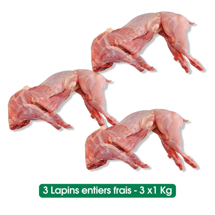 Viande de lapin entier - 1 Kg